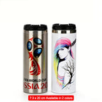 Heat transfer water bottle 450ML double-layer stainless steel water bottle