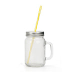 12oz Wholesale Matte Glass Sublimation Mason Jars Cup with Lid Straw in Bulk-340-400ml梅森玻璃杯