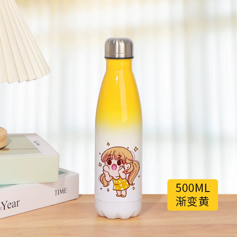 500ml Double Wall Thermos Vacuum Flask Stainless Steel Bottle-350ml 500ml可乐瓶保温杯