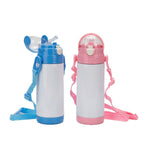 Kids Water Bottle Thermos Sublimation 304 Stainless Steel with Straw-350ml儿童不锈钢保温杯
