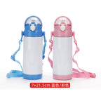 Kids Water Bottle Thermos Sublimation 304 Stainless Steel with Straw-350ml儿童不锈钢保温杯