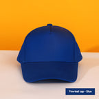 Heat transfer pure cotton five-panel baseball cap