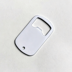 Pendant Style White Stainless Steel Bottle Opener-白色不锈钢开瓶器（挂件状）