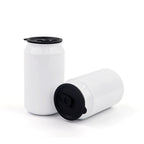 Aluminum Can Water Bottle with Printed Logo Direct Drinking Sublimation-350ml可乐罐铝水壶