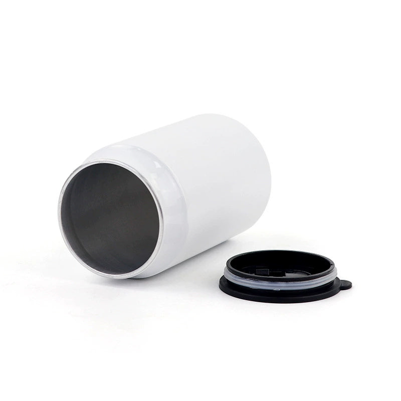 Aluminum Can Water Bottle with Printed Logo Direct Drinking Sublimation-350ml可乐罐铝水壶