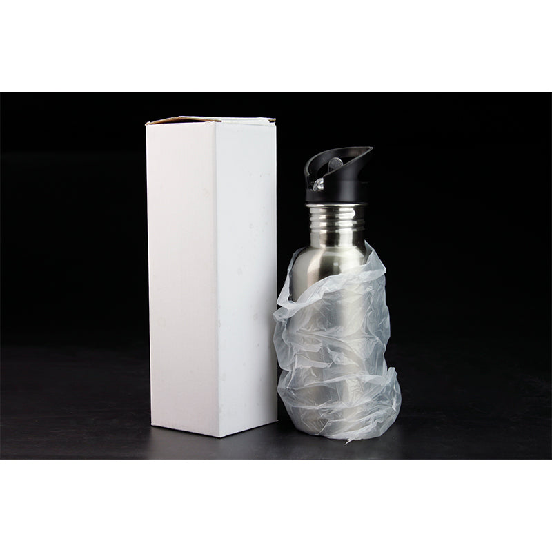 Blank Thermal Transfer Coated Customized 500ml of silver stainless steel pot-500ml不锈钢水壶