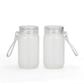 Blank Sublimation Customizable Frosted Glass Water Bottle-400ml 500ml磨砂玻璃水瓶