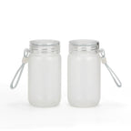 Blank Sublimation Customizable Frosted Glass Water Bottle-400ml 500ml磨砂玻璃水瓶
