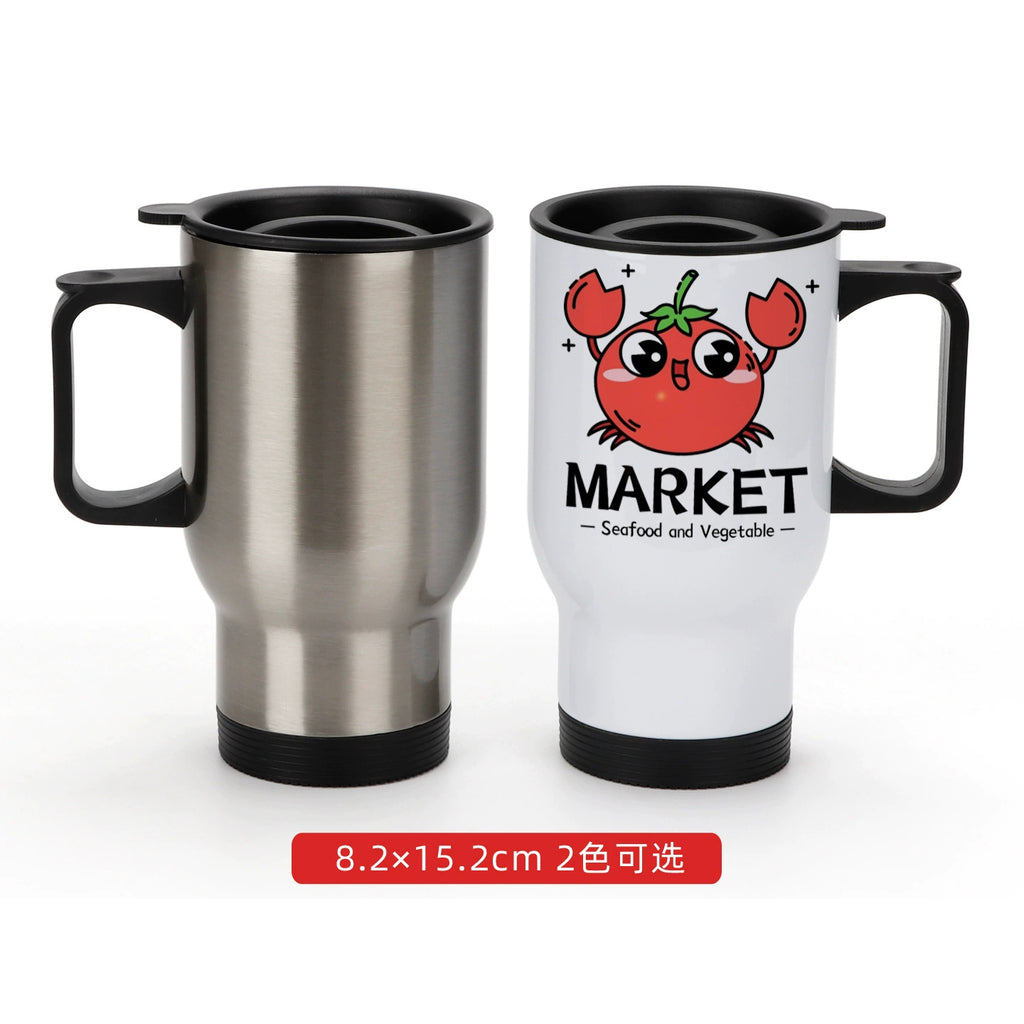 450ML Stainless Steel Keep Warm Cold Sublimation Blank Car Water Bottle-450ml不锈钢汽车杯