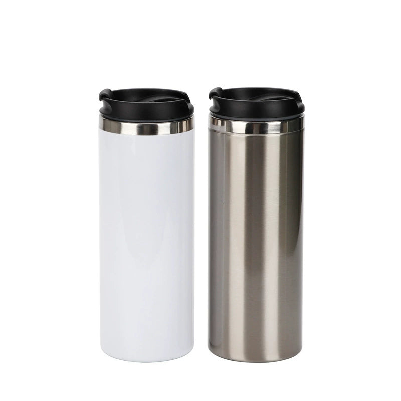 450ml Double Wall Stainless Steel Thermos Tumbler Sublimation Blank Water Bottle Tumblers-450ML双层不锈钢水壶
