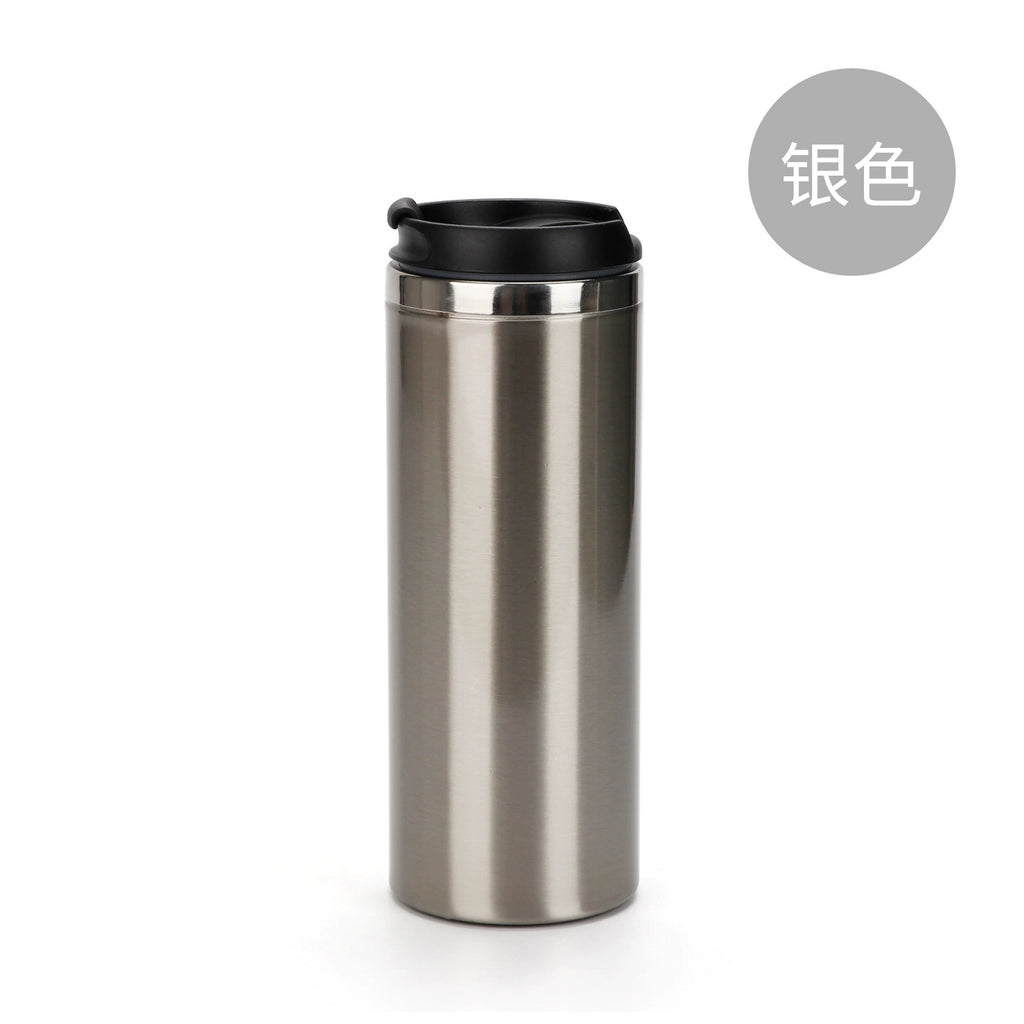 450ml Double Wall Stainless Steel Thermos Tumbler Sublimation Blank Water Bottle Tumblers-450ML双层不锈钢水壶