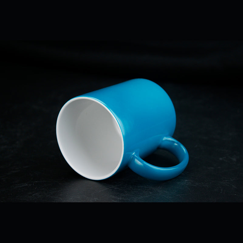 Custom Sublimation Porcelain Coffee Mug Color-changing light cup-亮光变色杯