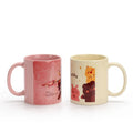 11OZ Frosted Ceramic Cup Thermal Transfer Mug-11oz彩色陶瓷马克杯