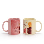 11OZ Frosted Ceramic Cup Thermal Transfer Mug-11oz彩色陶瓷马克杯