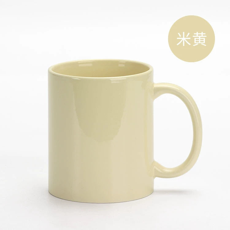 11OZ Frosted Ceramic Cup Thermal Transfer Mug-11oz彩色陶瓷马克杯