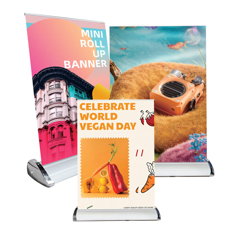 A3 A4 Mini Roll Up Banner-迷你A3 A4展架
