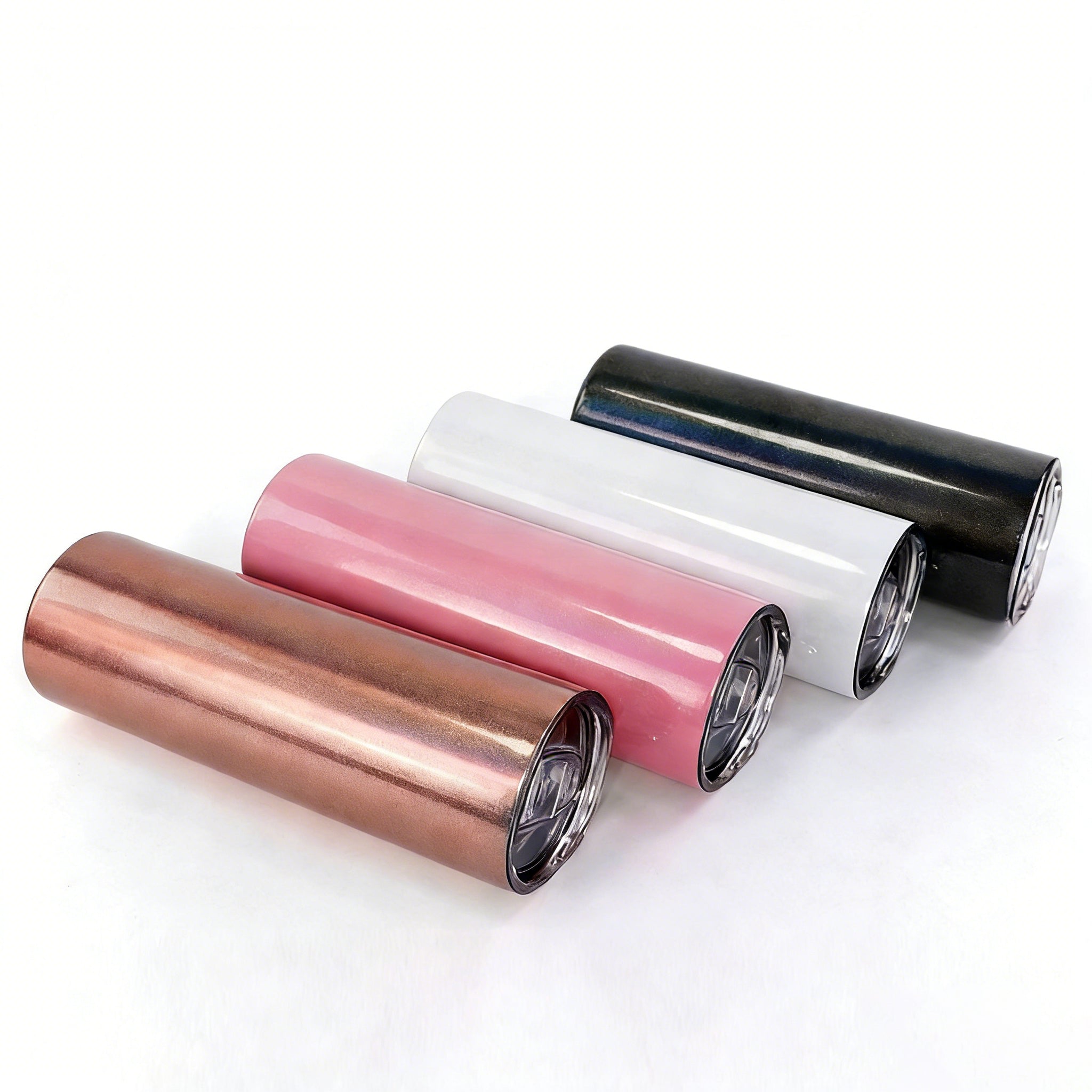 Heat Transfer Stainless Steel Tumbler Drinking Straw Cup 600ML