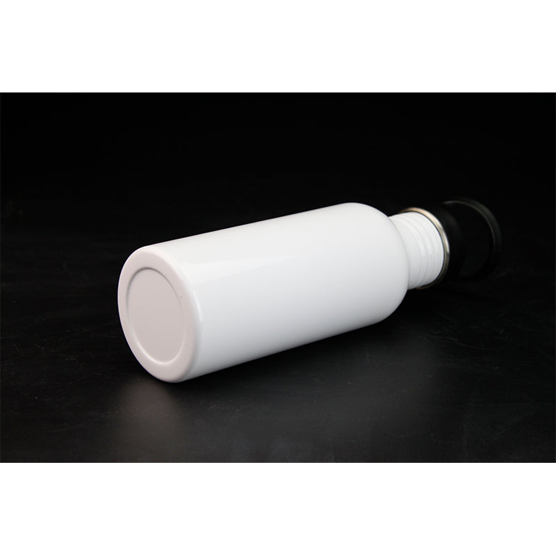 Blank Thermal Transfer Coated Customized 600ml of white stainless steel pot-600ml白色不锈钢水壶