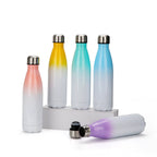 Custom 500ml Sublimation Water Bottle Sublimation Printable Stainless Steel Cola Water Bottles-500ml渐变色可乐瓶保温杯