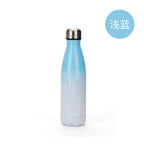 Custom 500ml Sublimation Water Bottle Sublimation Printable Stainless Steel Cola Water Bottles-500ml渐变色可乐瓶保温杯