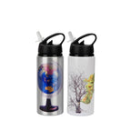 600ML Sublimation Aluminum Sports Water Bottle Large-Mouth Colorful Lid-600ML彩盖大口吸嘴水壶