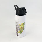 600ml Outdoor Single Wall Sports Water Bottle Hiking Sublimation Aluminum Water Bottle-600ML彩色盖大口铝水壶