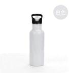 600ml Insulated Reusable Water Bottle 304 Stainless Steel Straw Top Vacuum Type Drink Bottle-600ml大口不锈钢水壶