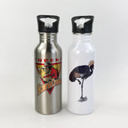 600ml Insulated Reusable Water Bottle 304 Stainless Steel Straw Top Vacuum Type Drink Bottle-600ml大口不锈钢水壶