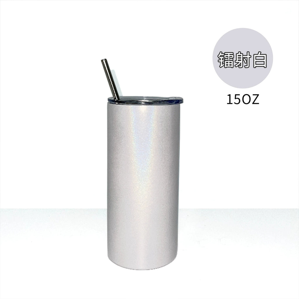 Custom 304 Stainless Steel Cup Double Wall Vacuum Insulated Car Mug-600ML双层不锈钢直身吸管杯