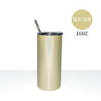 Custom 304 Stainless Steel Cup Double Wall Vacuum Insulated Car Mug-600ML双层不锈钢直身吸管杯
