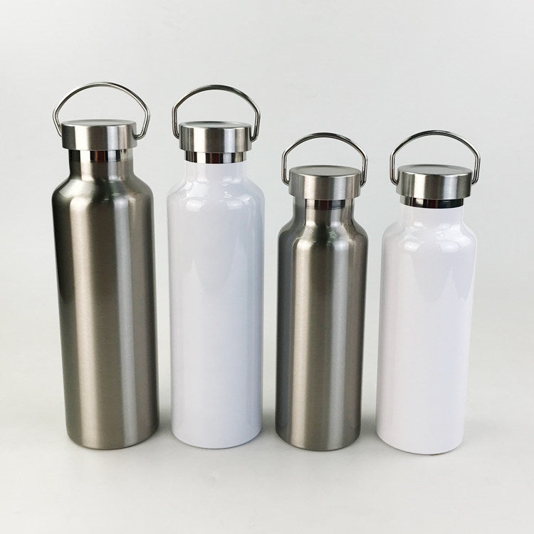 600ml Custom Painting Stainless Steel Double-Layer Insulated Tumbler Logo Water Bottle-600ml 750ml金刚保温杯