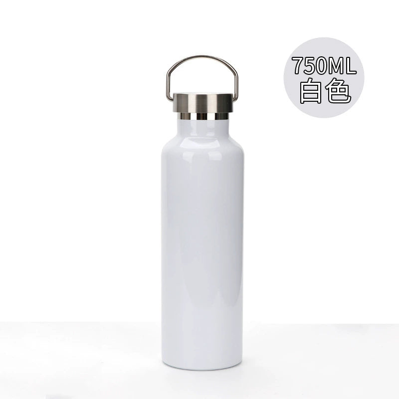 600ml Custom Painting Stainless Steel Double-Layer Insulated Tumbler Logo Water Bottle-600ml 750ml金刚保温杯