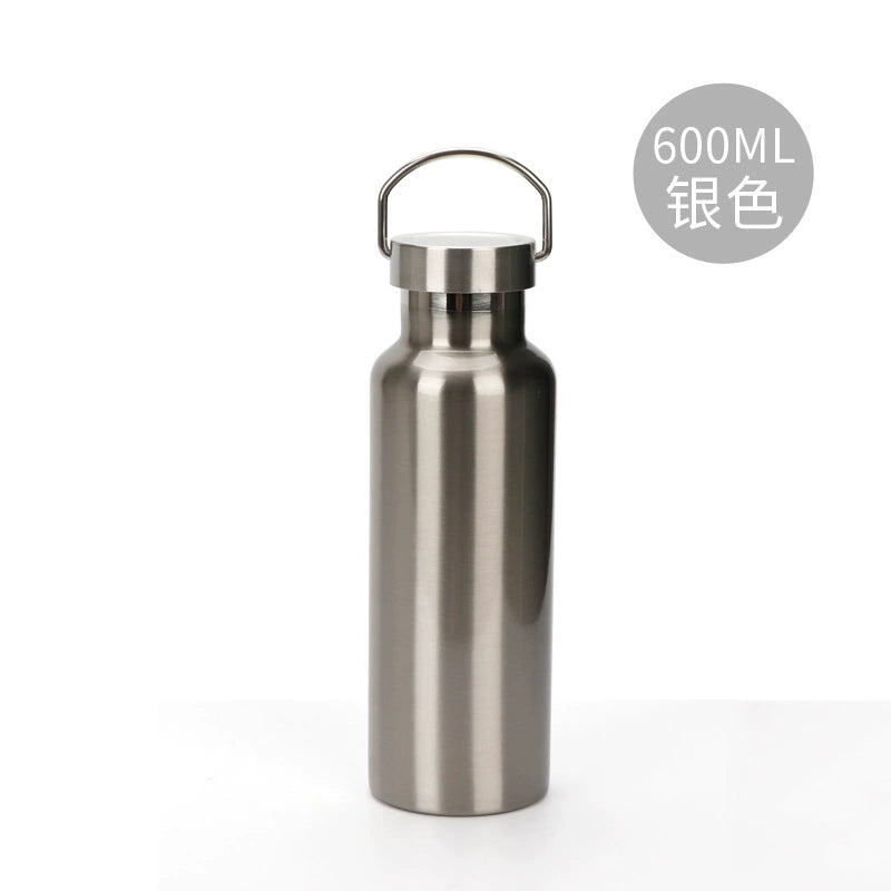 600ml Custom Painting Stainless Steel Double-Layer Insulated Tumbler Logo Water Bottle-600ml 750ml金刚保温杯