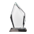 Medium Iceberg Coated Crystal Mountain Shape Crystal for Trophy Gift-中冰山涂层水晶