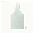 Wine Bottle Shaped Glass Cutting Board Decor-11.5x32cm小酒瓶状玻璃菜板