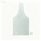 Wine Bottle Shaped Glass Cutting Board Decor-11.5x32cm小酒瓶状玻璃菜板