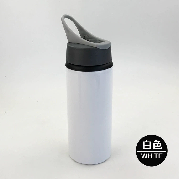 600ML DIY Printable Sublimation Aluminum Sports Water Bottle-600ml鹰嘴大口铝水壶