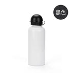 600ml Sublimation Blank White Sport Aluminum Water Bottle-600ml圆帽盖运动水壶