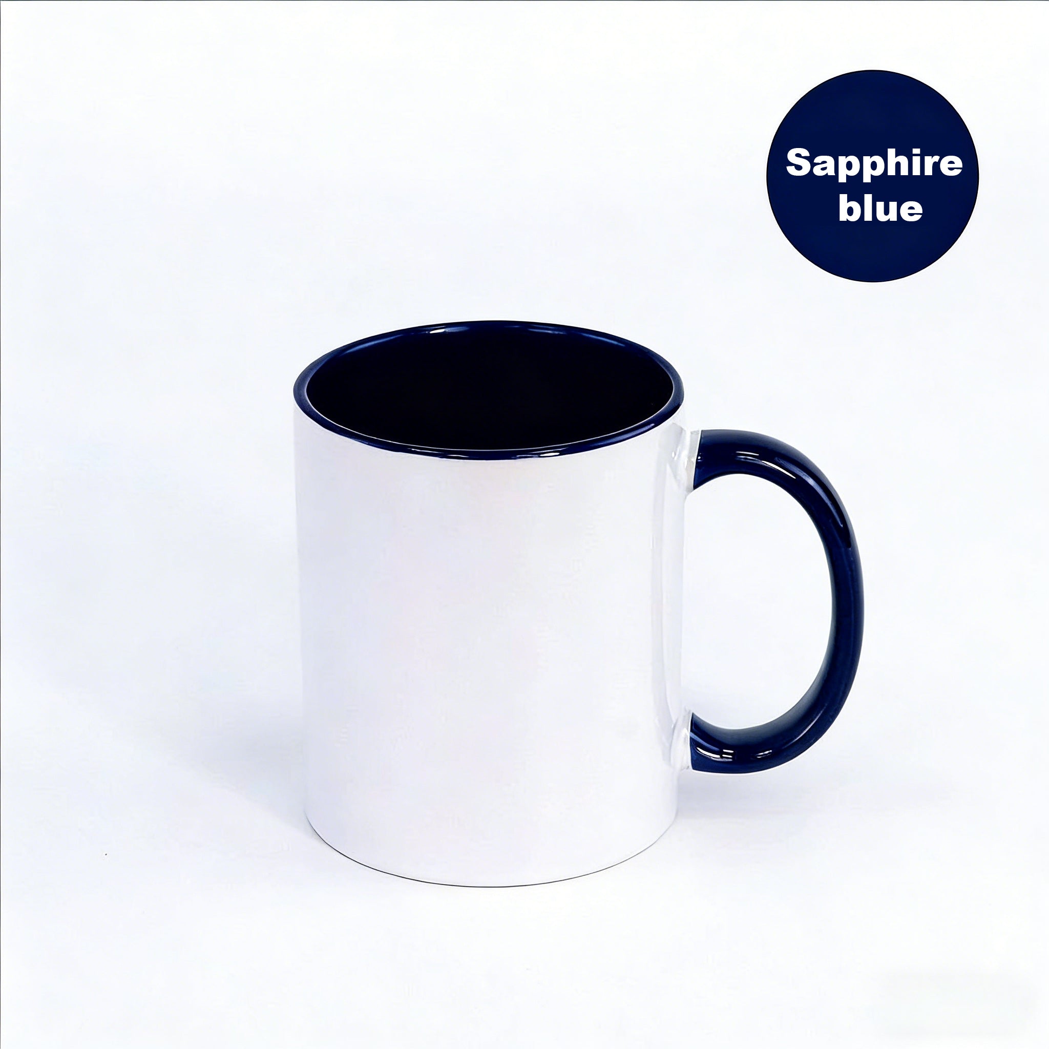 Heat transfer cup 11 oz Interior color painted cup