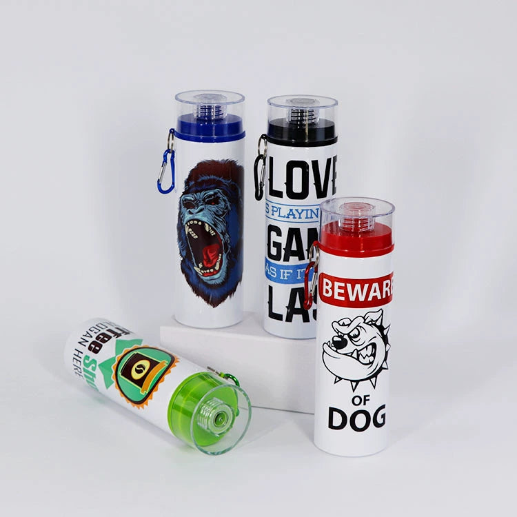 750ML Colorful Lid Sublimation Blank Aluminum Water Bottle-750ML登山扣透明盖铝水壶