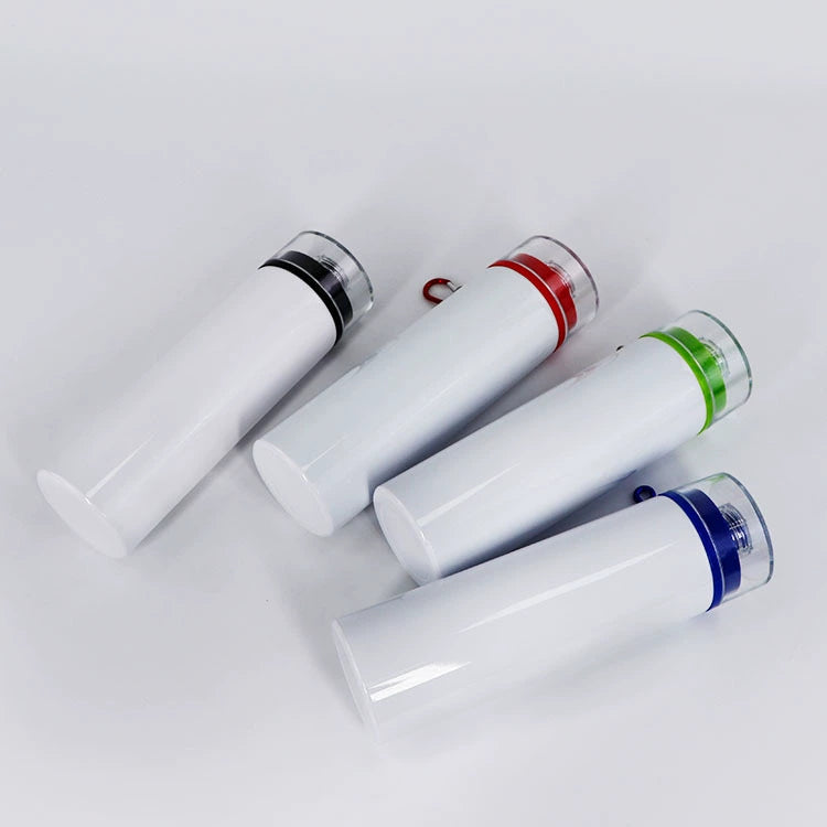 750ML Colorful Lid Sublimation Blank Aluminum Water Bottle-750ML登山扣透明盖铝水壶