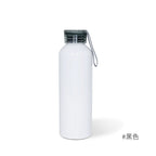 750ml Aluminium Sublimation Blank Travelling Water Bottles-750ML硅胶提绳铝水壶