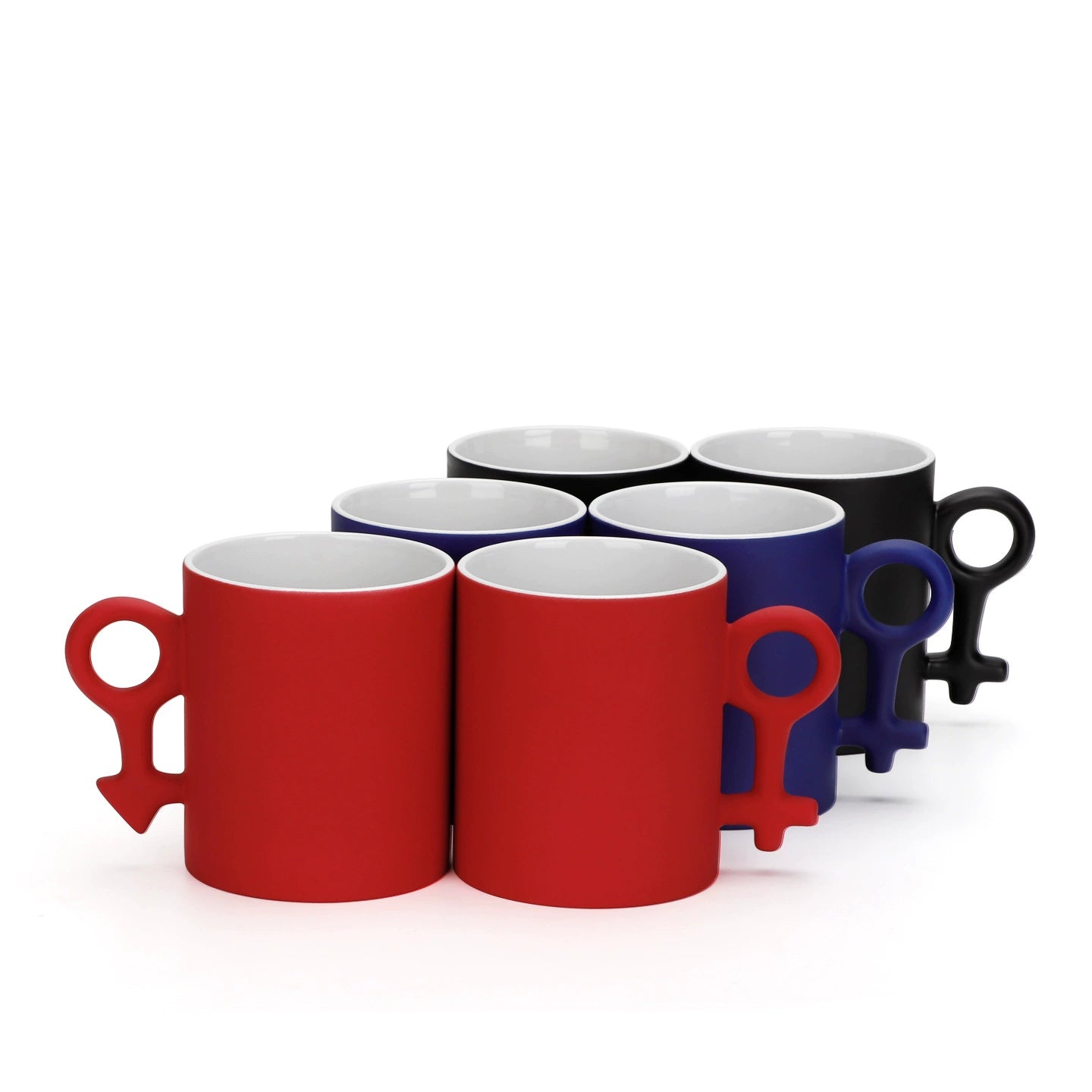 11oz Creative Love Symbols Magic Ceramic Discoloration Sublimation Mug-11oz符号情侣变色杯