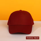 Heat transfer pure cotton five-panel baseball cap
