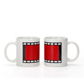 11oz Sublimation Film Design Patch Color Changing Mugs-11oz胶卷局部变色杯