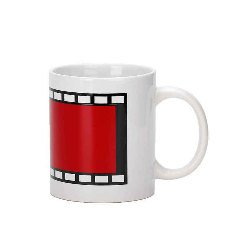 11oz Sublimation Film Design Patch Color Changing Mugs-11oz胶卷局部变色杯