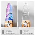 Customized Outstanding Employee Annual Meeting Team Honor Award Engraving Competition Trophies-9-09款金属实木奖杯
