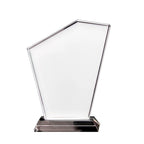 Peak Top Coated Crystal Trophy Mountain Style Crystal Award Ornament-山顶奖杯涂层水晶