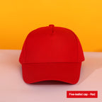 Heat transfer pure cotton five-panel baseball cap