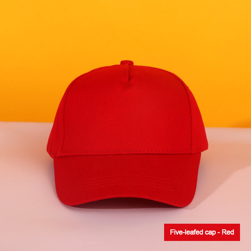 Heat transfer pure cotton five-panel baseball cap